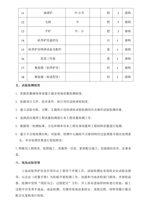 综合重点工程试验检测专业方案.docx