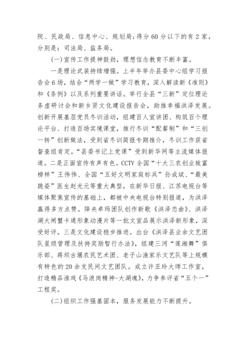 2023党建工作检查通报.docx