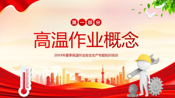 高温天气安全作业高温安全生产培训PPT课件