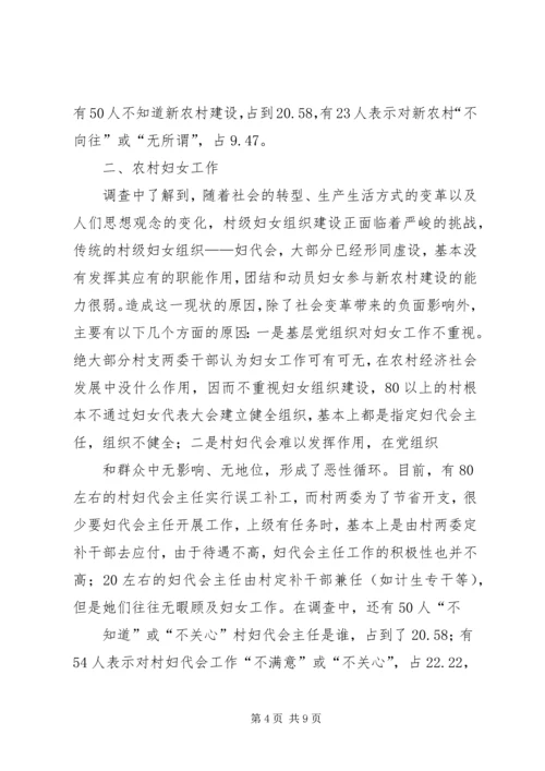 关于妇女参与新农村建设工作的新思路 (4).docx