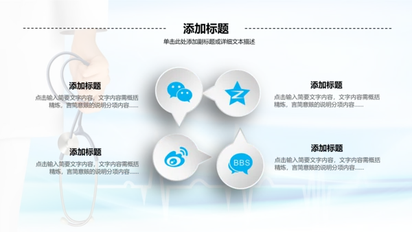 微立体医疗汇报动态PPT
