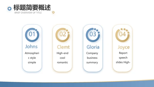 蓝色金融投资理财的投资展望动态PPT