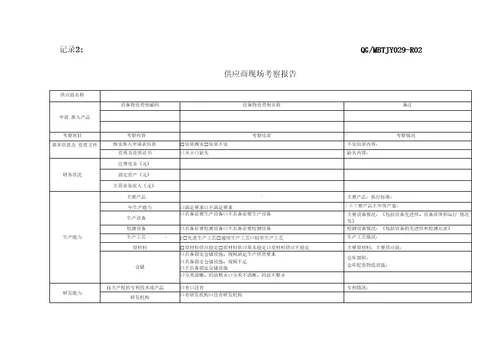 供应商准入规程