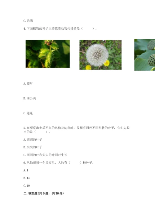 科学四年级下册第一单元《植物的生长变化》测试卷附完整答案（各地真题）.docx