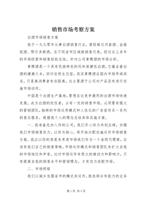 销售市场考察方案 (2).docx