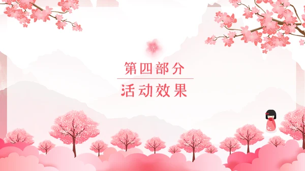 浪漫粉色樱花节通用PPT模板