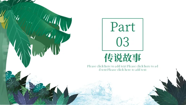 傣族泼水节习俗介绍通用PPT课件模板
