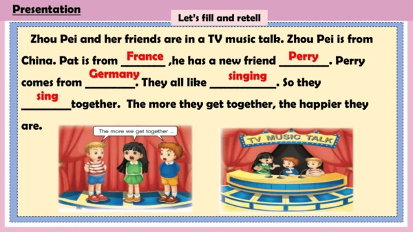 Unit 1 We have new friends.lesson3-4 课件(共26张PPT)