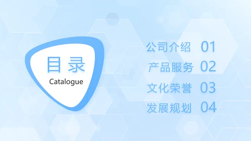 蓝色大气生物医药科技公司简介PPT
