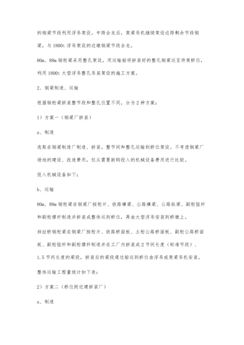 平潭海峡公铁两用大桥钢梁施工方案.docx