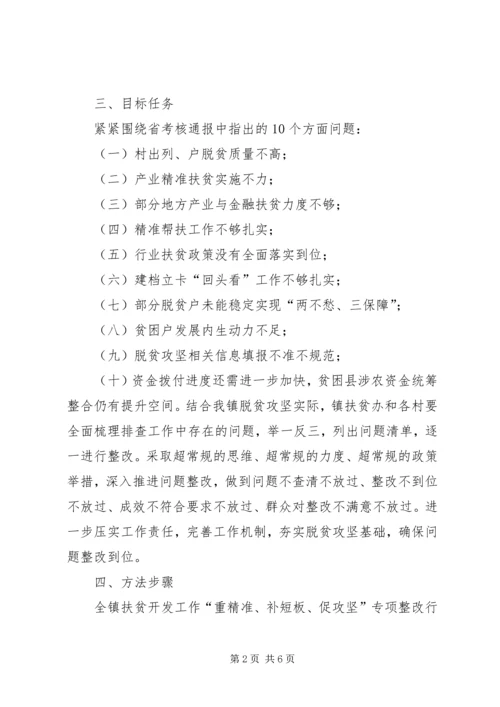 乡镇扶贫开发工作专项整改行动方案.docx