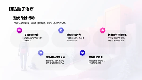 校园安全知识讲座PPT模板