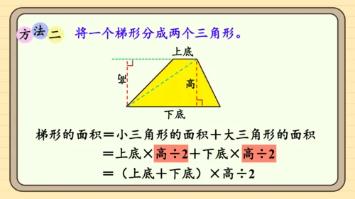 人教版五上第六单元第3课时  梯形的面积 课件