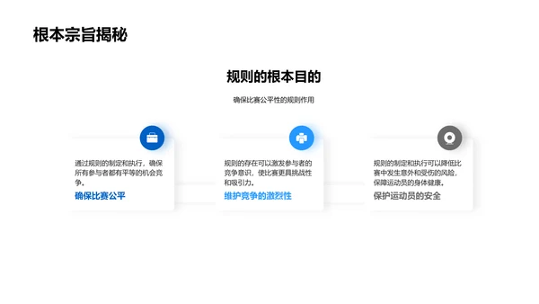规则与体育精神PPT模板
