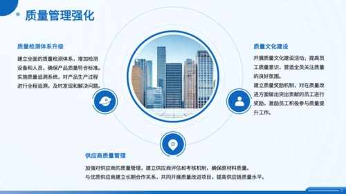 蓝色简约商务风制造业工作总结PPT