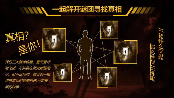 综艺风格剧本杀通用PPT模板