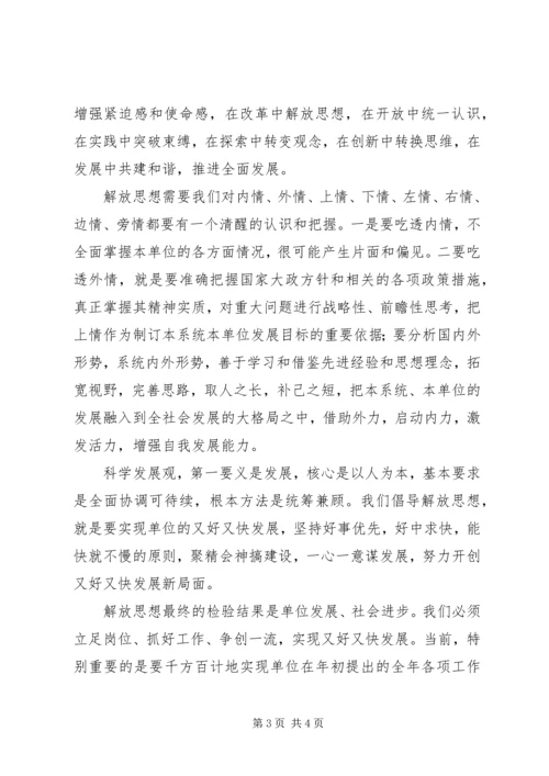 解放思想深化改革心得体会 (2).docx