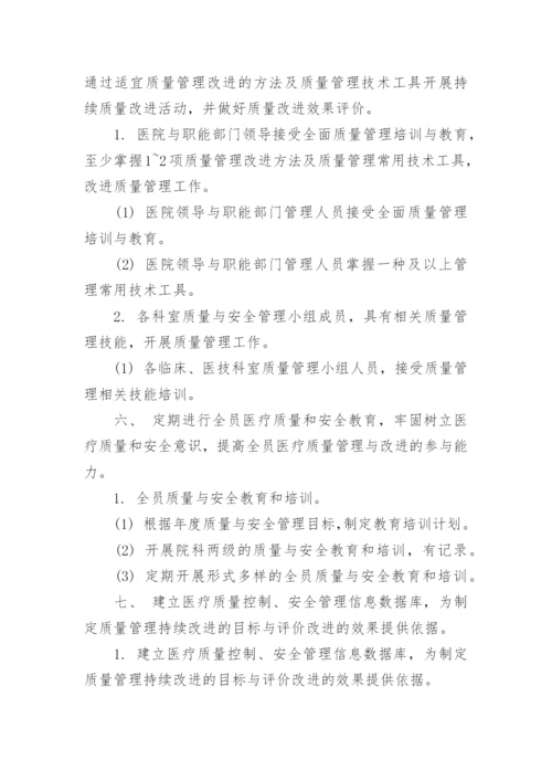 妇科医疗质量持续改进.docx