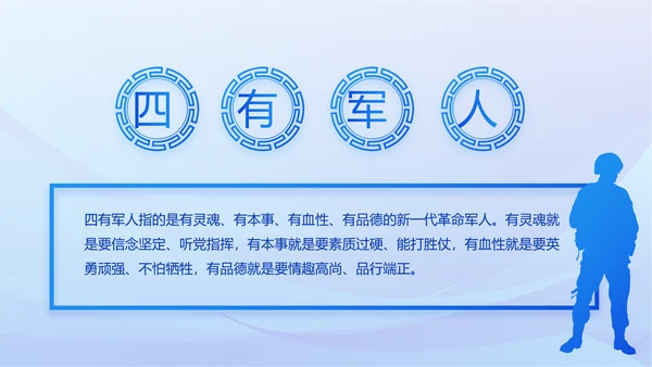 蓝色党建党支部述职报告动态PPT党课