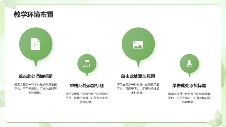 绿色小清新教育培训PPT