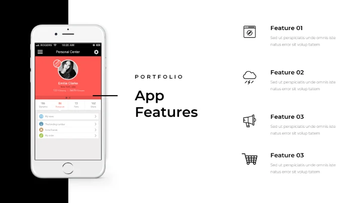 创意黑白调极简主义公司简介动态PPT模板