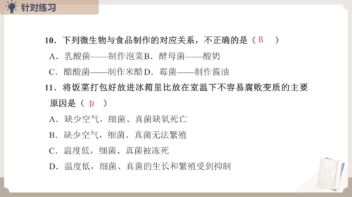 人教版生物八年级上册2.3 细菌、真菌和病毒 本章复习课件(共23张PPT)+视频素材