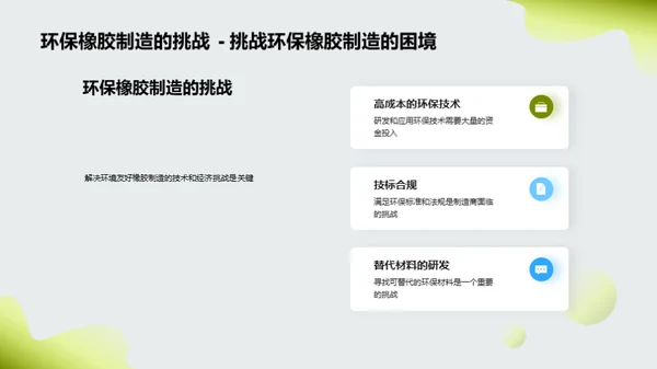 绿色途径：合成橡胶制造