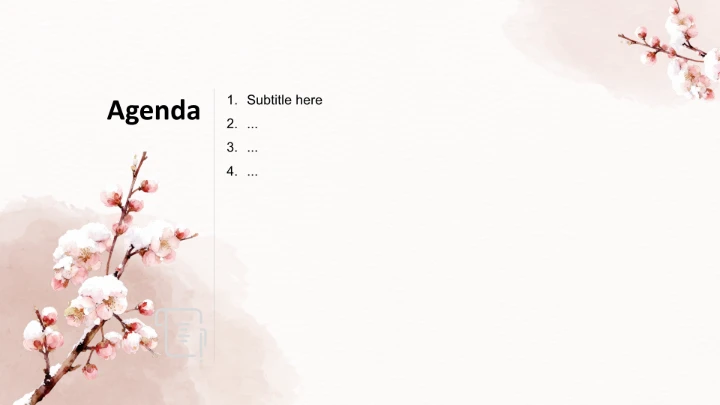 二十四节气小雪PPT主题