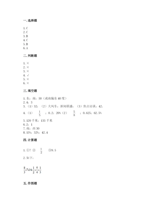 小学数学六年级上册期末卷及答案【各地真题】.docx