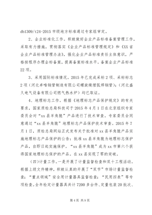 乡镇质监局年度监督工作总结.docx