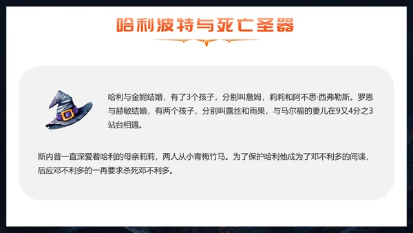 穿越哈利波特魔法世界PPT模板