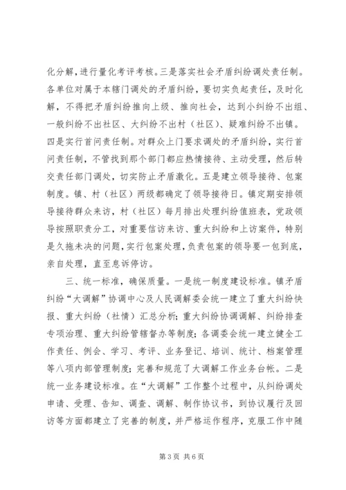 乡镇大调解工作总结.docx