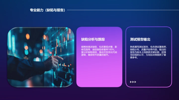 蓝色软件工程专业大学生求职个人能力综合展示职业生涯规划PPT模版
