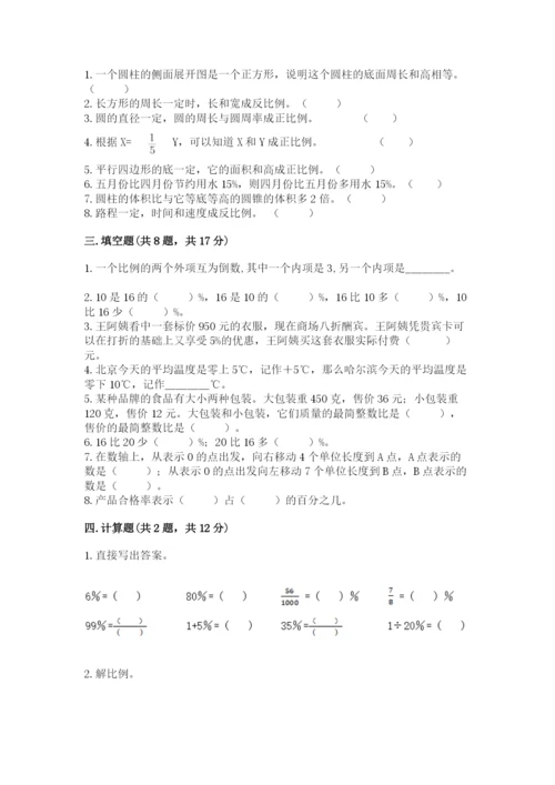 小升初六年级期末测试卷（考点精练）.docx