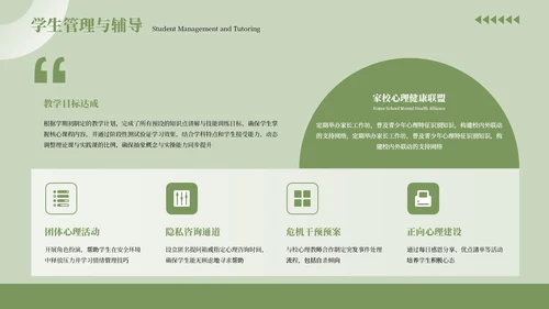 绿色清新风工作总结汇报通用PPT模板