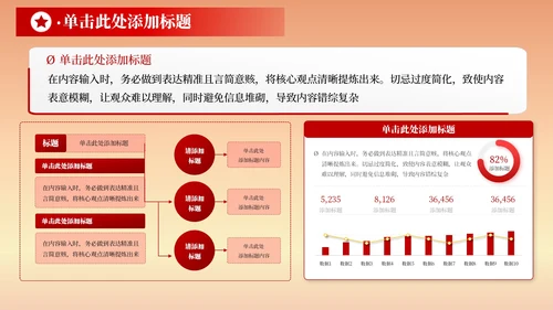 红色党政风一五计划与国家的发展PPT模板