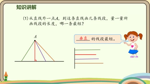 人教版数学四年级上册5.2 画垂线  点到直线的距离课件(共27张PPT)