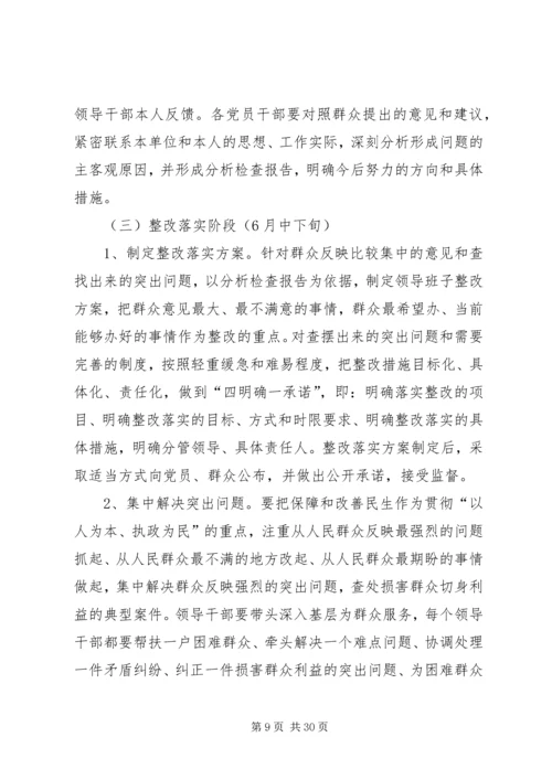 群众观点和群众立场主题教育活动的实施方案.docx