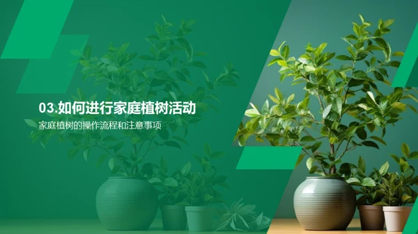 家庭植树，环保亲情双赢