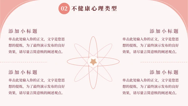 心理健康教育宣传讲座通用PPT模板
