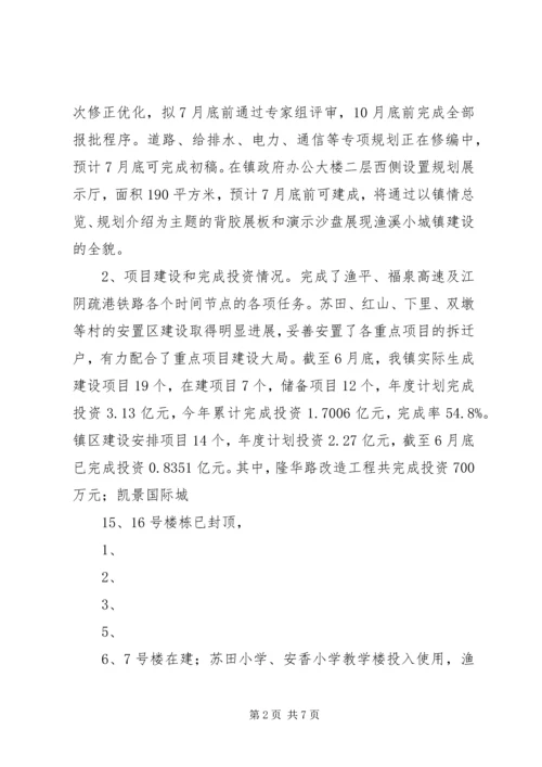 县领导小城镇汇报(3月23日) (2).docx