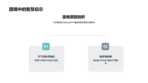 农业生产季度回顾