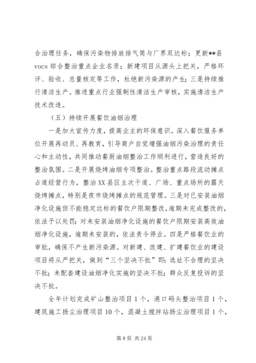 大气污染防治工作汇报六篇.docx