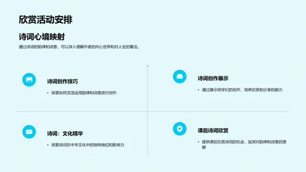 诗词教学讲座PPT模板