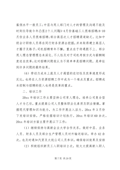 人力资源个人年终工作总结七篇.docx