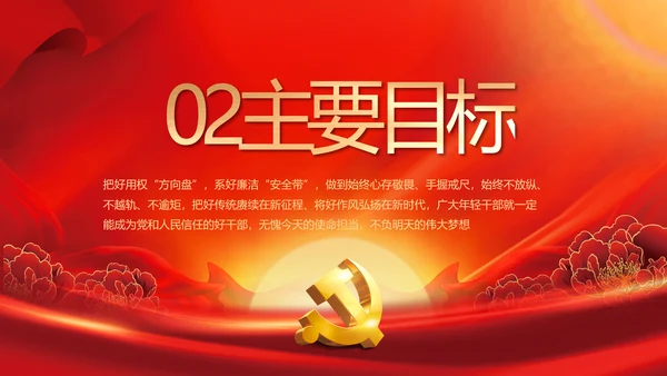 党政党支部年终工作总结汇报PPT党课