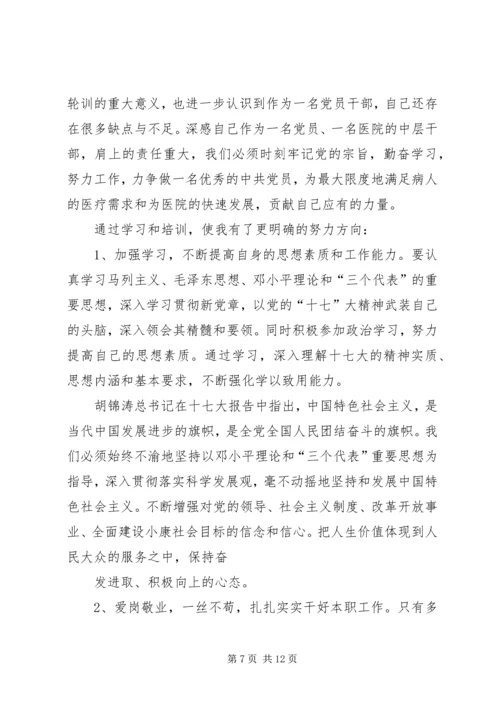 第一篇：XX年参加党员轮训的学习体会.docx