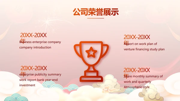 2022公司联欢晚会年终总结PPT动态模板