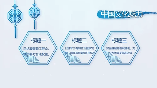 蓝色党支部年终工作计划述职报告PPT