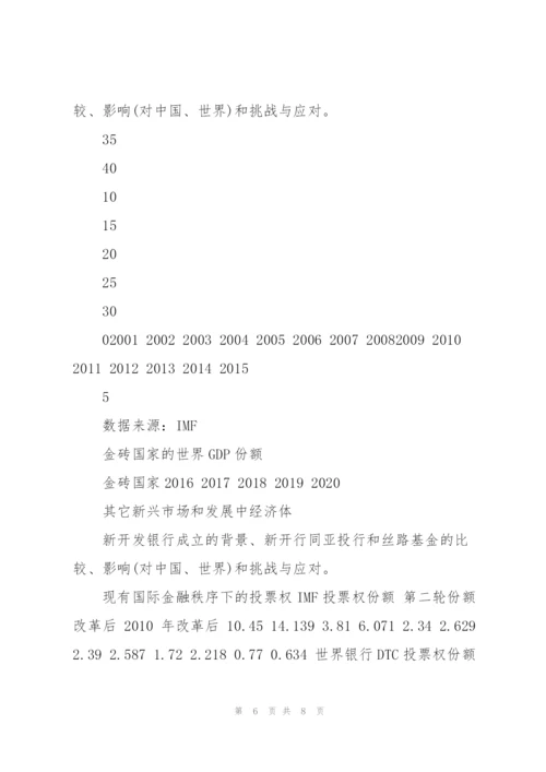 金砖国家新开发银行与中国.docx